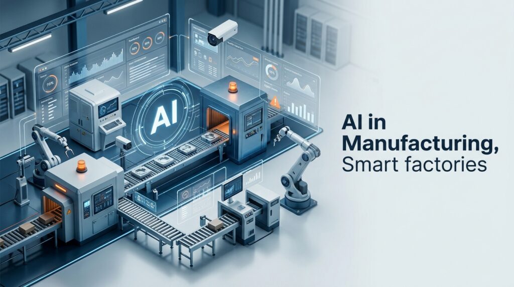 AI trong sản xuất giúp nhà máy thông minh tự động hóa quy trình và nâng cao hiệu quả vận hành
