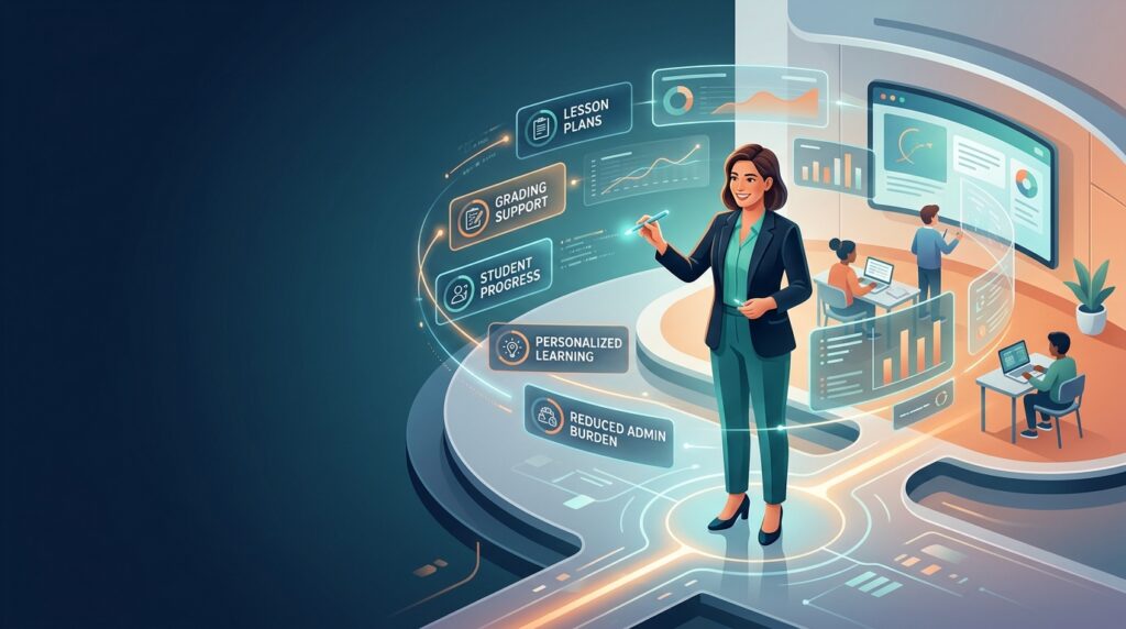 AI trong giáo dục hỗ trợ giảng viên thiết kế bài giảng, cá nhân hóa học tập và quản lý học viên