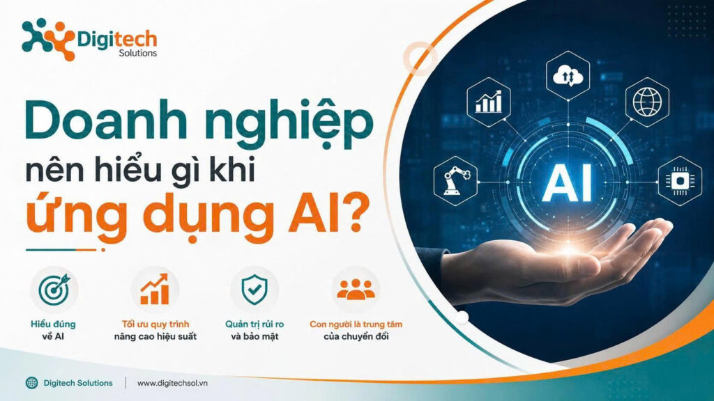 Doanh nghiệp nên hiểu gì khi ứng dụng AI?